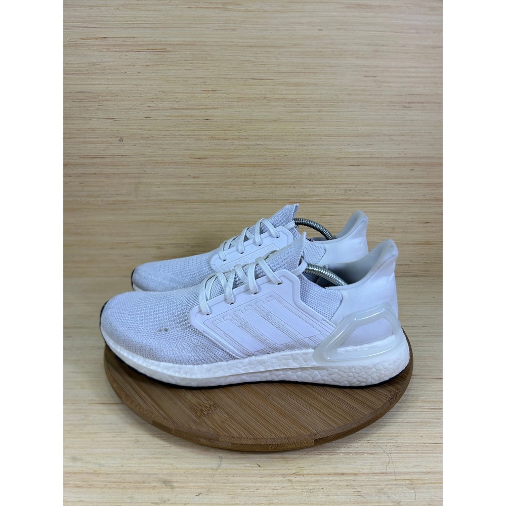 Adidas Ultraboost 20 Triple White Mens Running Shoes EF1042 Size 11